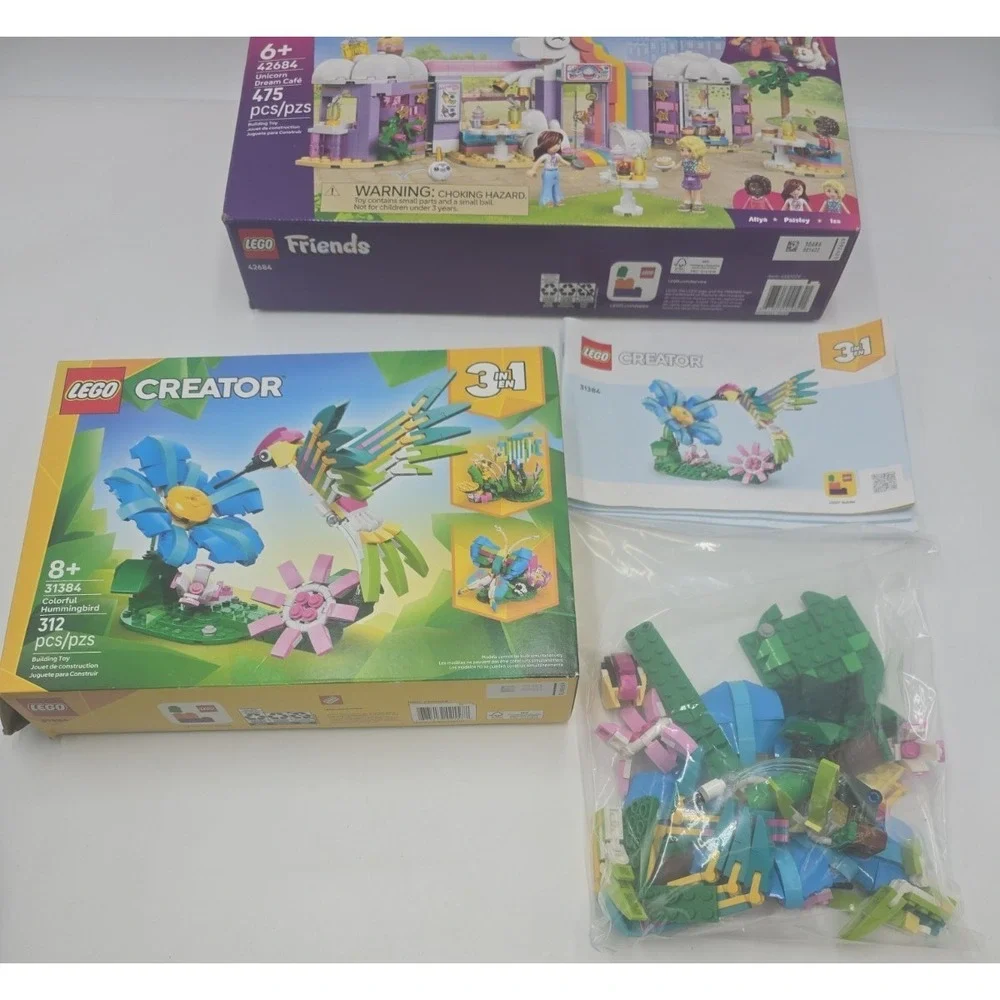 LEGO Friends Unicorn Dream Café 42684 Building Kit Creator Floral Hummingbird